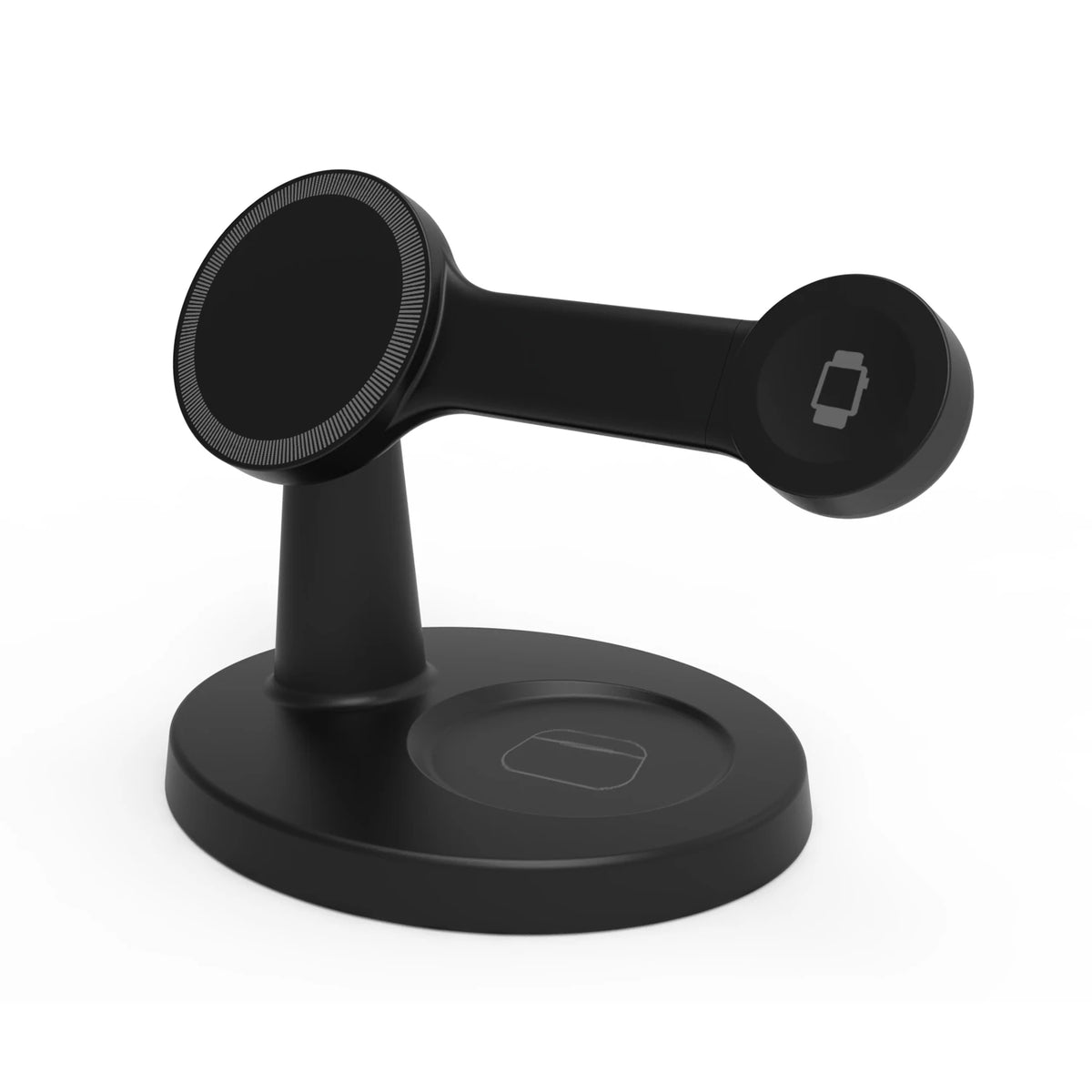MagDesk 3-in-1 en color negro sobre fondo blanco